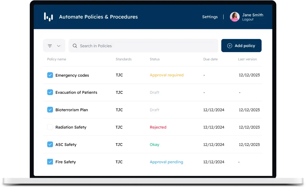 Automate Policies & Procedures