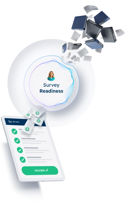 We Translate <bold>Accreditation Standards</bold> into <br /><green>200 Plain-Language Tasks.</green> Compliance Made Clear.